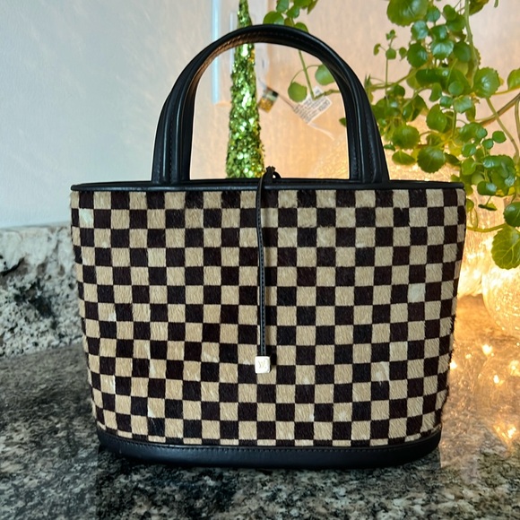 Louis Vuitton Handbags - Louis Vuitton Impala  Mini Tote Brown Damier Sauvage Huracan